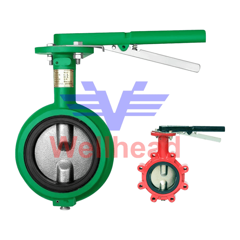 Клапан-бабочка NE-C с проушинами