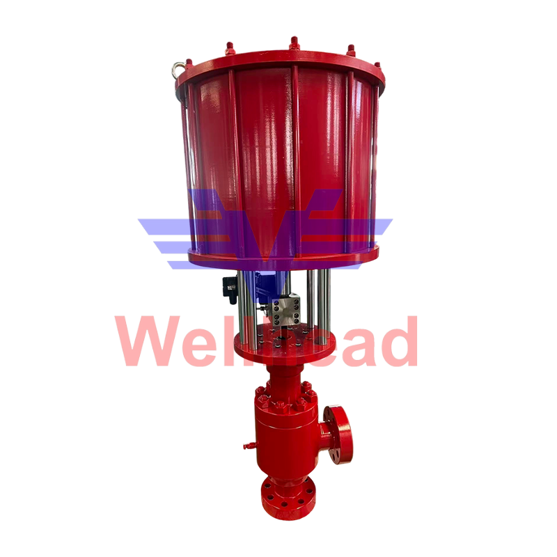 Пневматический дроссельный клапан высокого давления API 6A