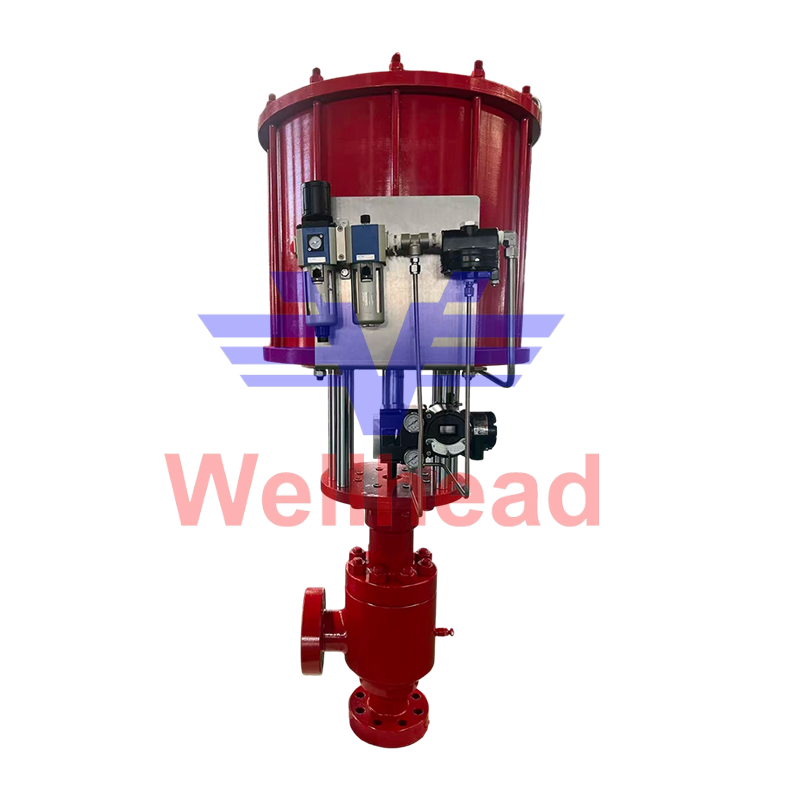 Пневматический дроссельный клапан высокого давления API 6A