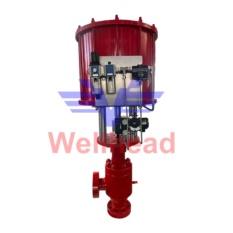 Пневматический дроссельный клапан высокого давления API 6A